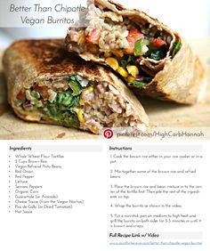 Badass Vegan Burrito