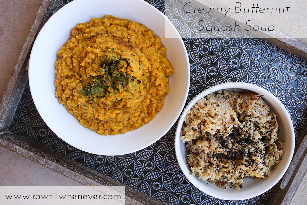 Creamy Butternut Squash Soup Vegan