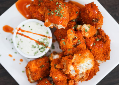 Cauliflower Buffalo Wings - Vegan
